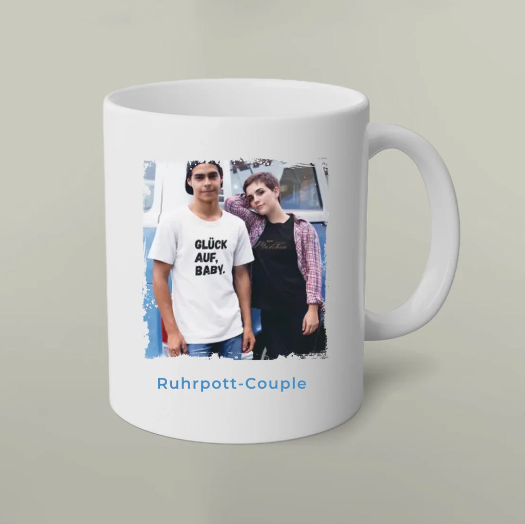 Foto und Name - Personalisierbare Kaffeetasse