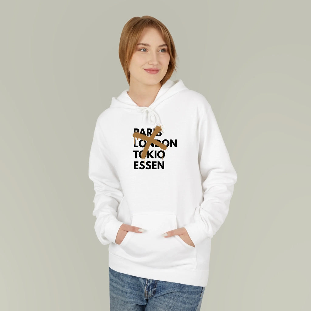 Paris London Tokio Deine Stadt - Personalisierbarer Hoodie