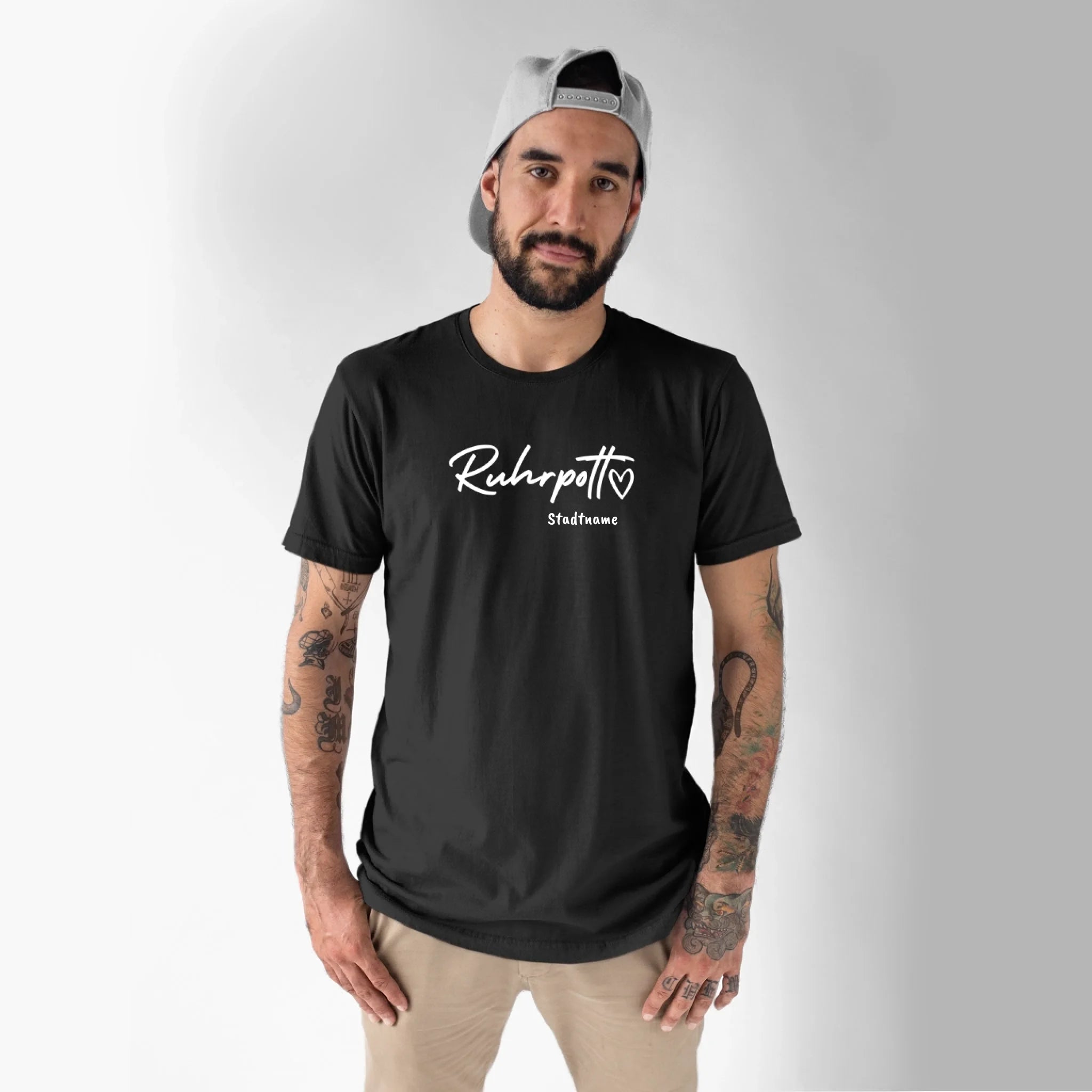 Ruhrpott Liebe - Personalisierbares T-Shirt-front