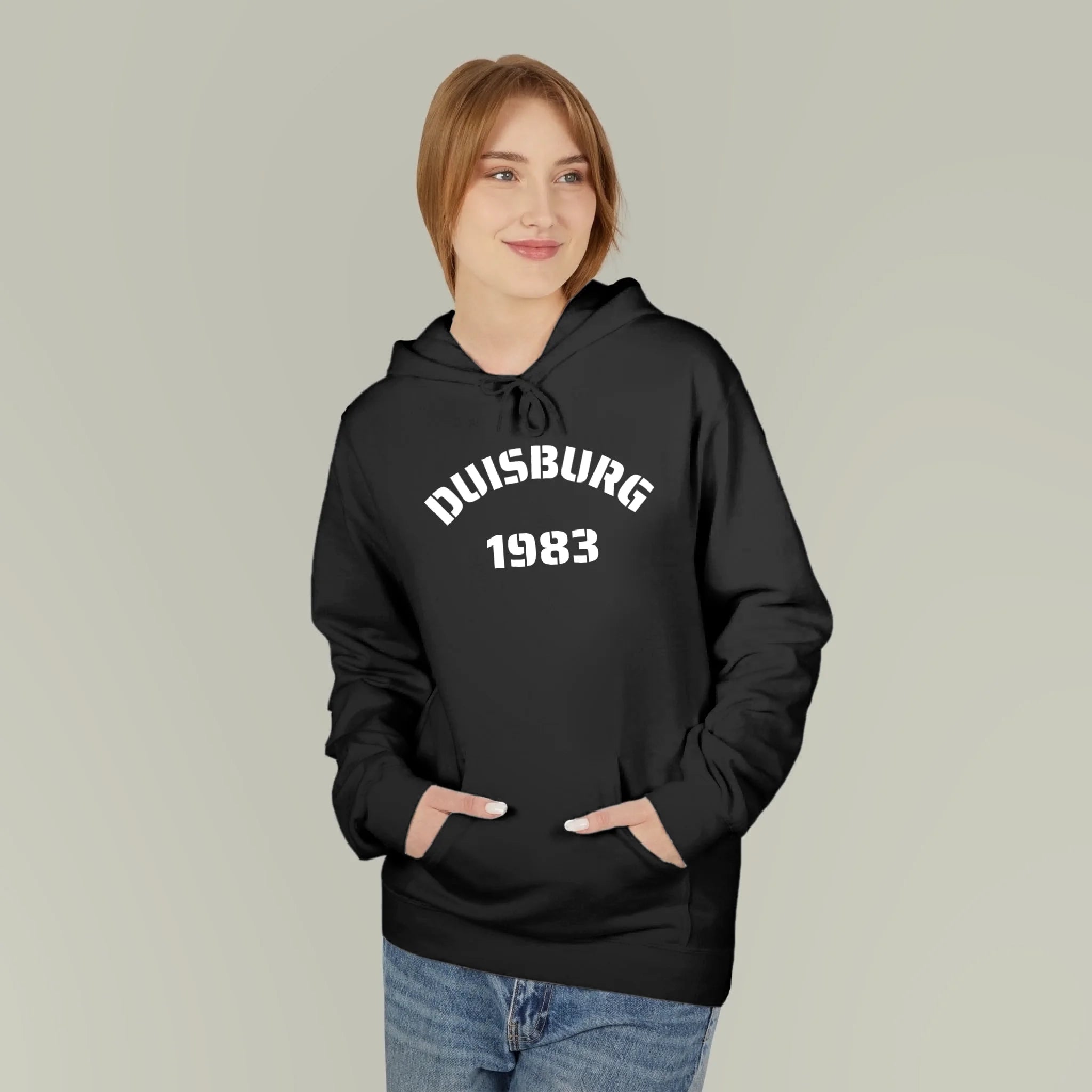 Stadt & Geburtsjahr – Personalisierbarer Hoodie mit deinem Ort